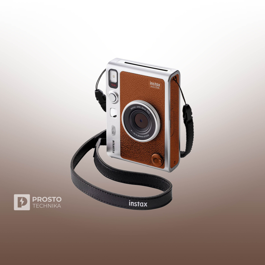 Фотоаппарат моментальной печати Fujifilm Instax Mini Evo Коричневый